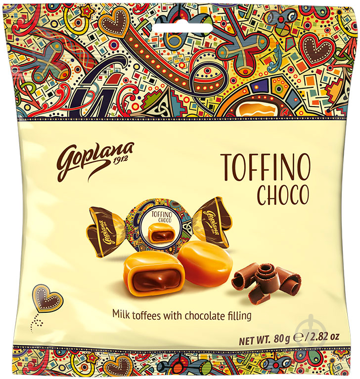 Конфеты Goplana 80 г (Toffino Choco) - фото 1