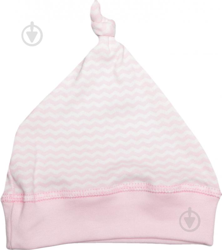 Шапочка детская Bambinelli зигзаг розовый - фото 2