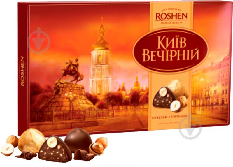 Цукерки Roshen Київ вечірній 176 г (4823077616013) - фото 1