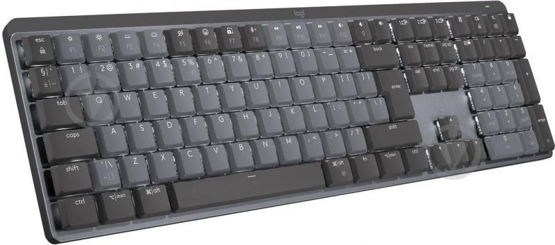 Клавіатура Logitech MX Mechanical Wireless Illuminated Performance Keyboard Tactile Quiet graphite (920-010757) - фото 2