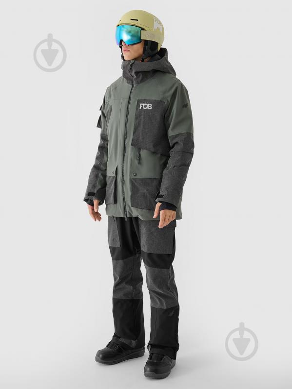 Куртка чоловіча зимова 4F TECHNICAL JACKET M511 4FWAW24TTJAM511-43S р.XL хакі - фото 4 Куртка чоловіча зимова 4F TECHNICAL JACKET M511 4FWAW24TTJAM511-43S р.XL хакі - фото 4