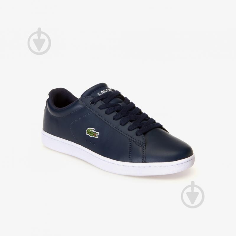 Кроссовки женские демисезонные Lacoste CARNABY EVO BL 1 SPW 732SPW0132003 р.37 синий джинс - фото 1