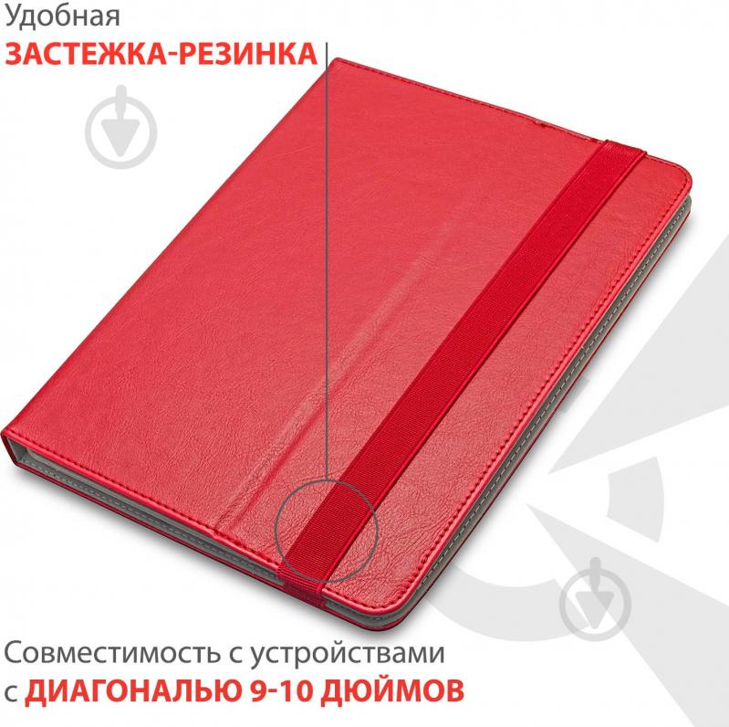 Чохол AIRON Universal case Premium 9-10” red (4821784622097) - фото 4