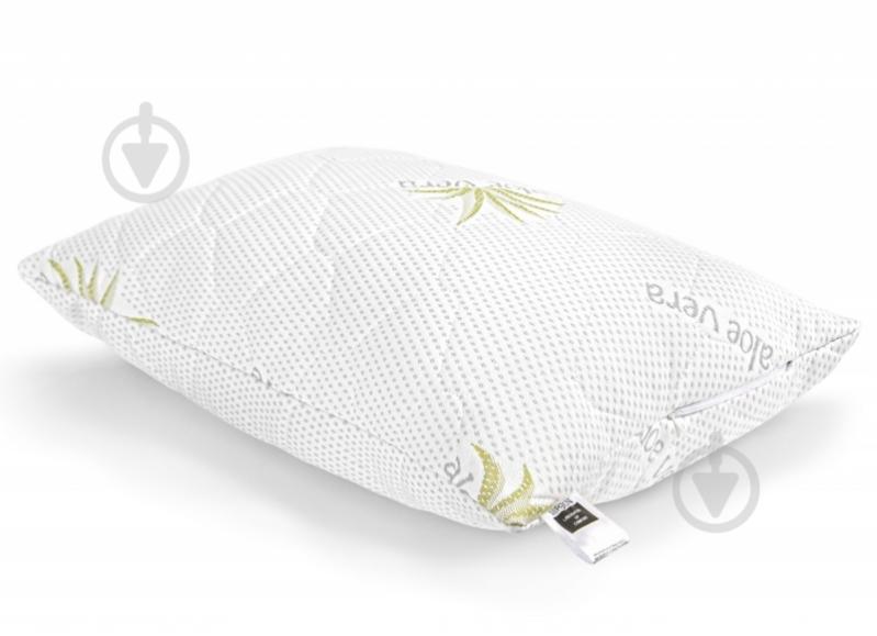 Подушка №795 Alberto Memory foam пружна MirSon 50x50 см білий із малюнком - фото 4