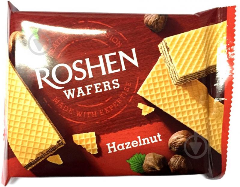 Вафлі Roshen Wafers горіх 22 шт (4823077621659) 72 г - фото 1