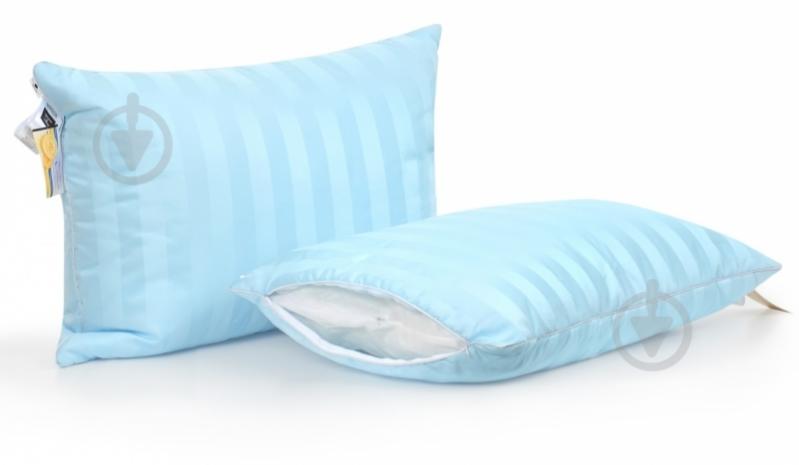 Подушка №1477 Valentino Hand Made Memory foam м’яка MirSon 50x50 см блакитний - фото 2 Подушка №1477 Valentino Hand Made Memory foam м’яка MirSon 50x50 см блакитний - фото 2