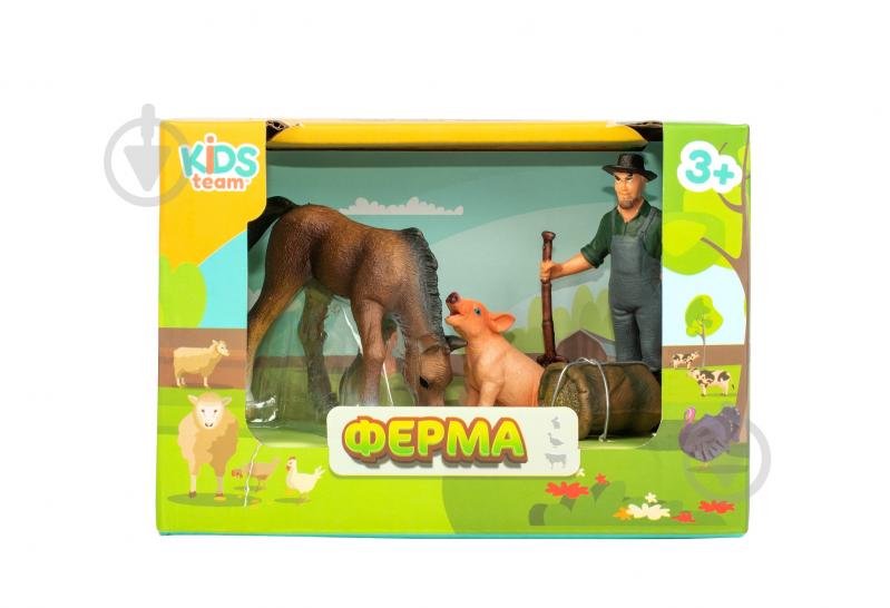 Набор игрушек KIDS TEAM Животные Ферма в ассортименте Q9899-T1 - фото 8