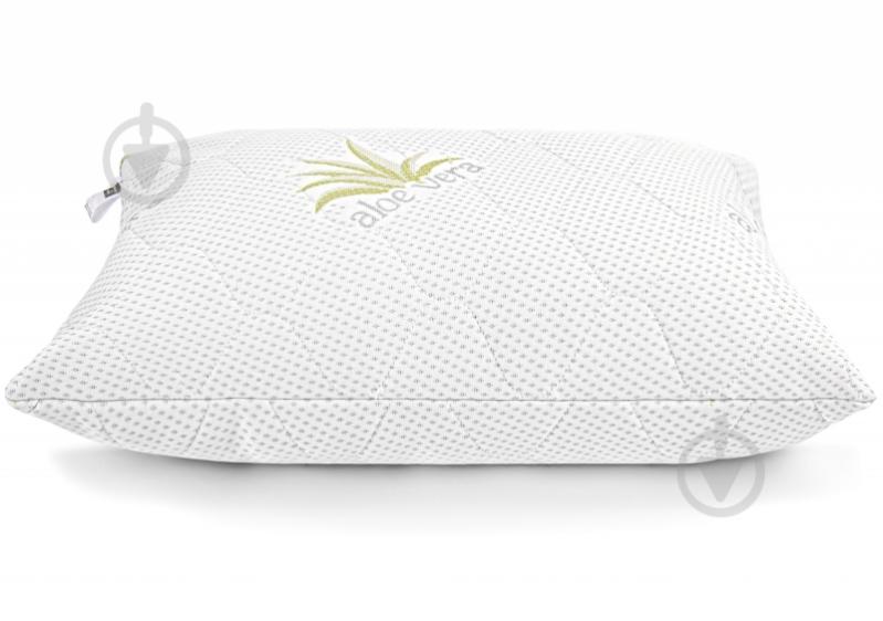 Подушка №794 Alberto Memory foam средняя MirSon 50x50 см белый с рисунком - фото 2