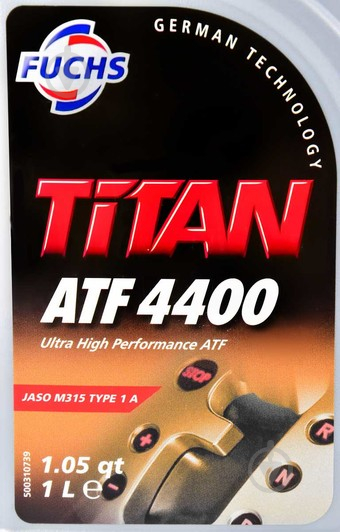 Мастило трансмісійне Fuchs ATF 1 л (TITAN ATF 4400 1L) - фото 2