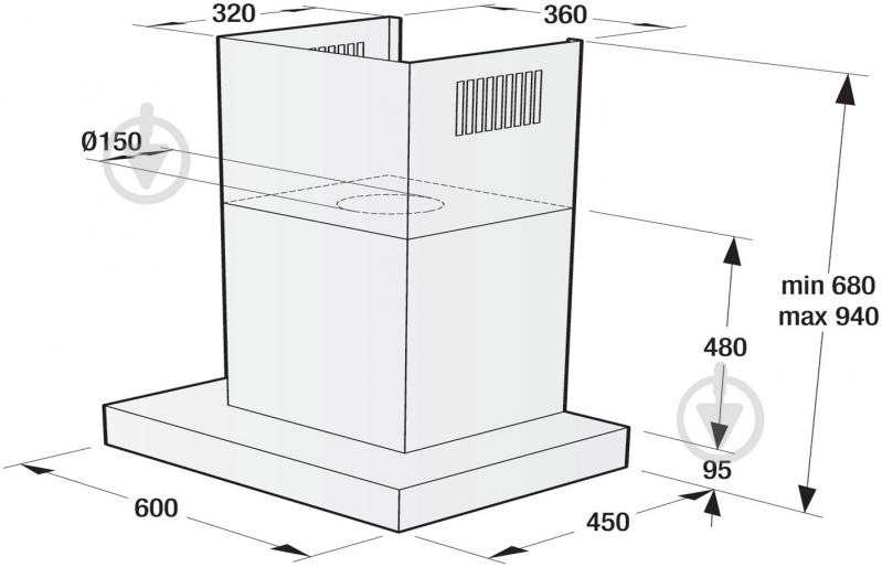 Вытяжка Gorenje WHT 68 INI - фото 4