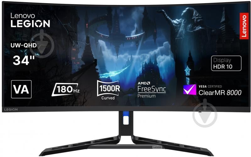 Монітор Lenovo Legion R34w-30 34" (67C7GACBUA) - фото 1