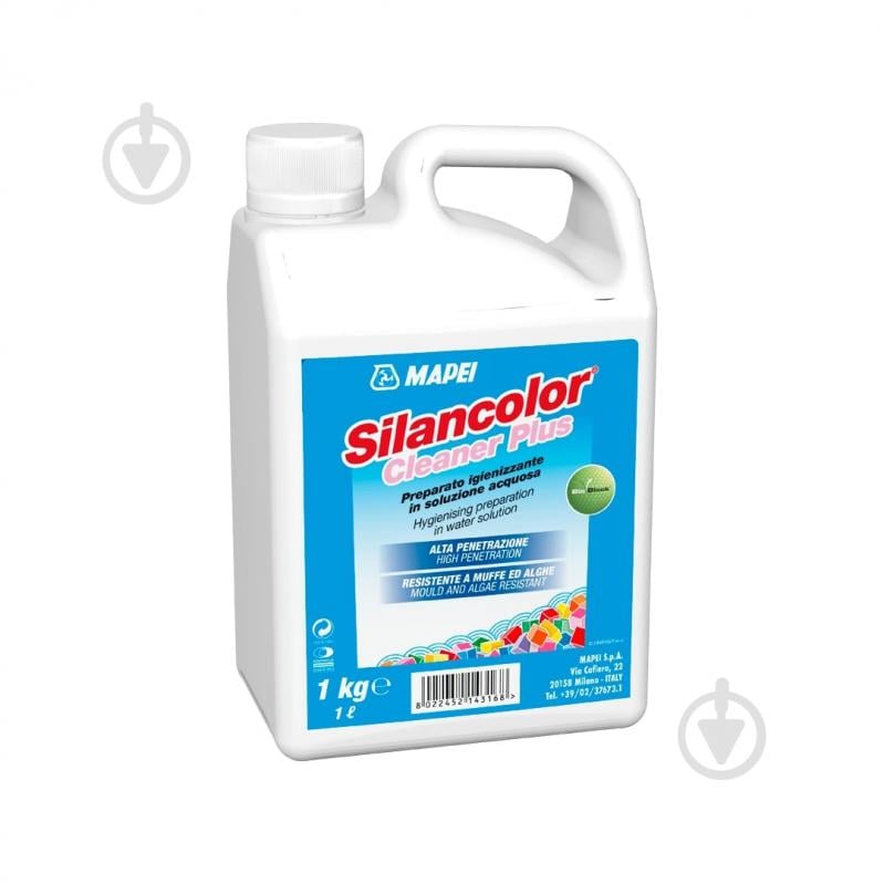 Средство Mapei Silancolor Cleaner Plus для удаления плесени 1 л - фото 1