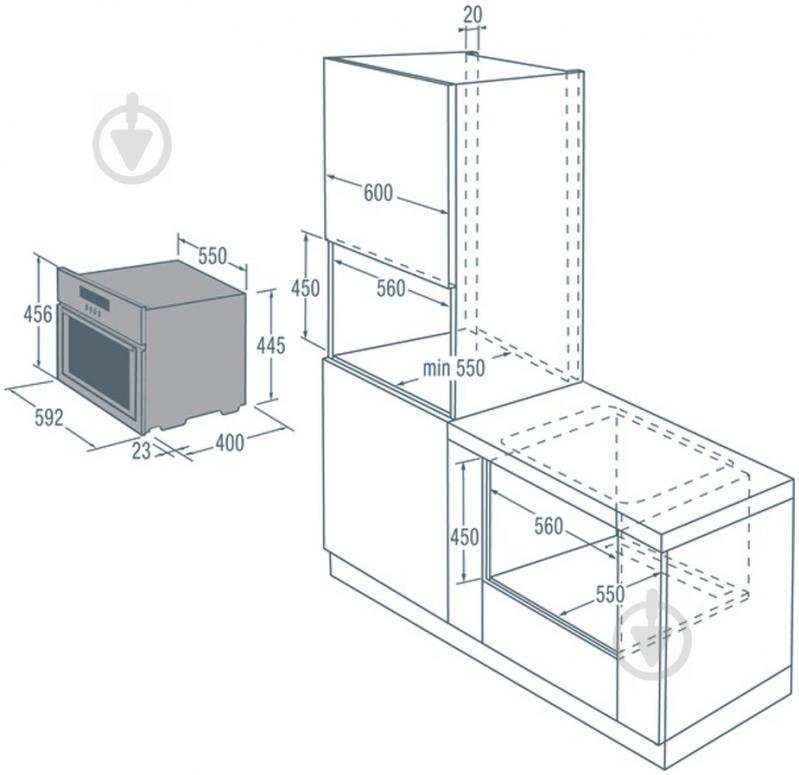 Встраиваемая пароварка Gorenje GCS131 X - фото 2