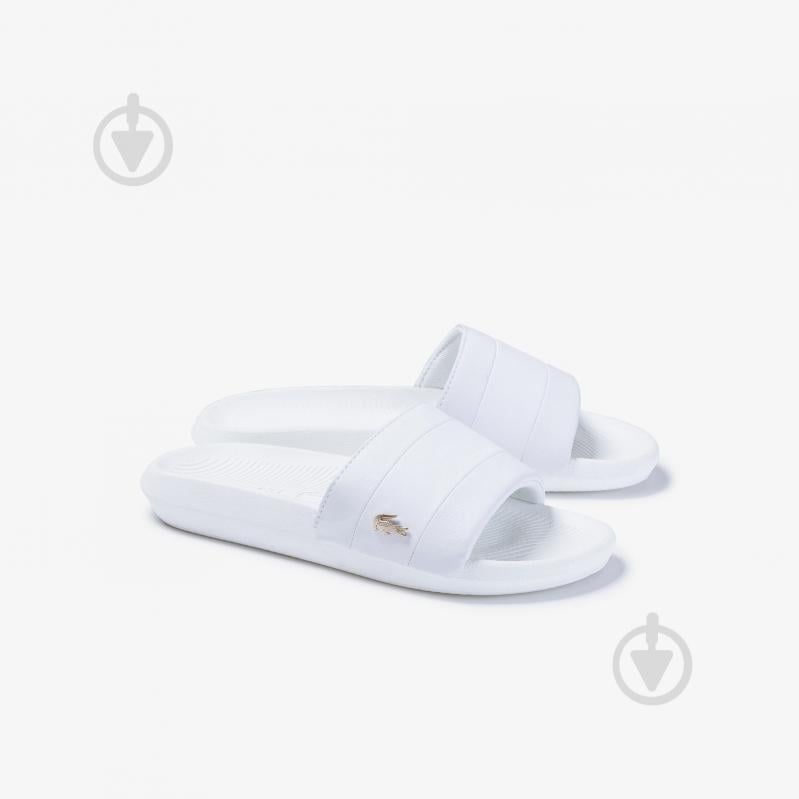 Шльопанці Lacoste CROCO SLIDE 120 3 US CFA 739CFA003621G р.38 білий - фото 2 Шльопанці Lacoste CROCO SLIDE 120 3 US CFA 739CFA003621G р.38 білий - фото 2
