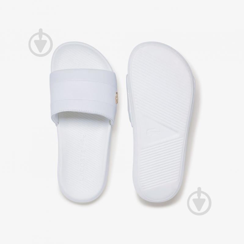 Шльопанці Lacoste CROCO SLIDE 120 3 US CFA 739CFA003621G р.38 білий - фото 4 Шльопанці Lacoste CROCO SLIDE 120 3 US CFA 739CFA003621G р.38 білий - фото 4