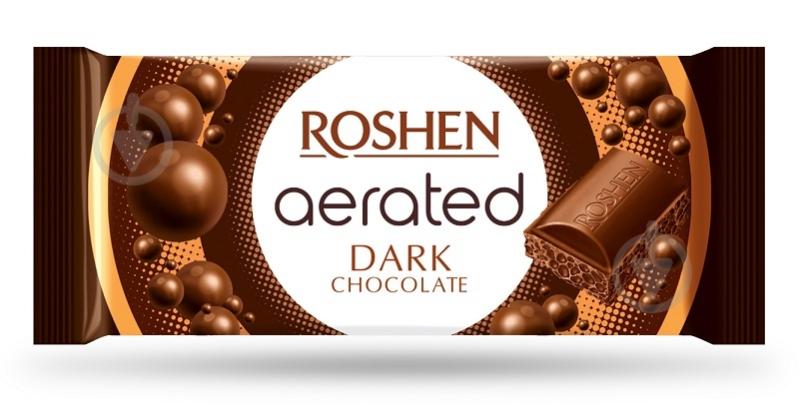 Шоколад Roshen пористый экстрачерный 80 г - фото 1 Шоколад Roshen пористый экстрачерный 80 г - фото 1