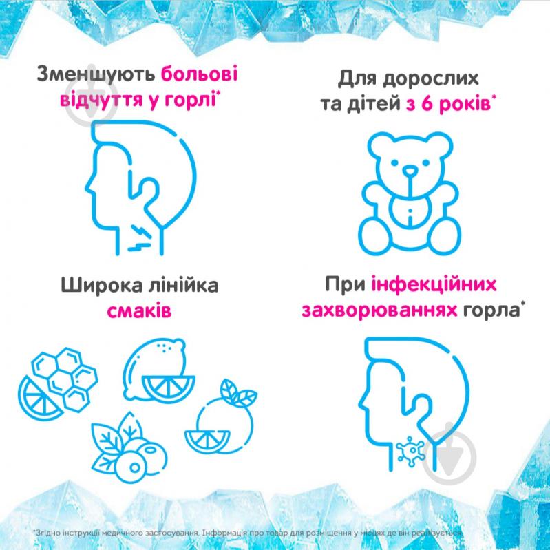 Гексорал лорсепт зі смаком чорної смородини №8 (4х2) леденцы - фото 3 Гексорал лорсепт зі смаком чорної смородини №8 (4х2) леденцы - фото 3