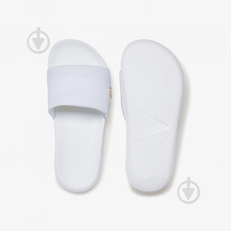 Шльопанці Lacoste CROCO SLIDE 120 3 US CFA 739CFA003621G р.39,5 білий - фото 4 Шльопанці Lacoste CROCO SLIDE 120 3 US CFA 739CFA003621G р.39,5 білий - фото 4