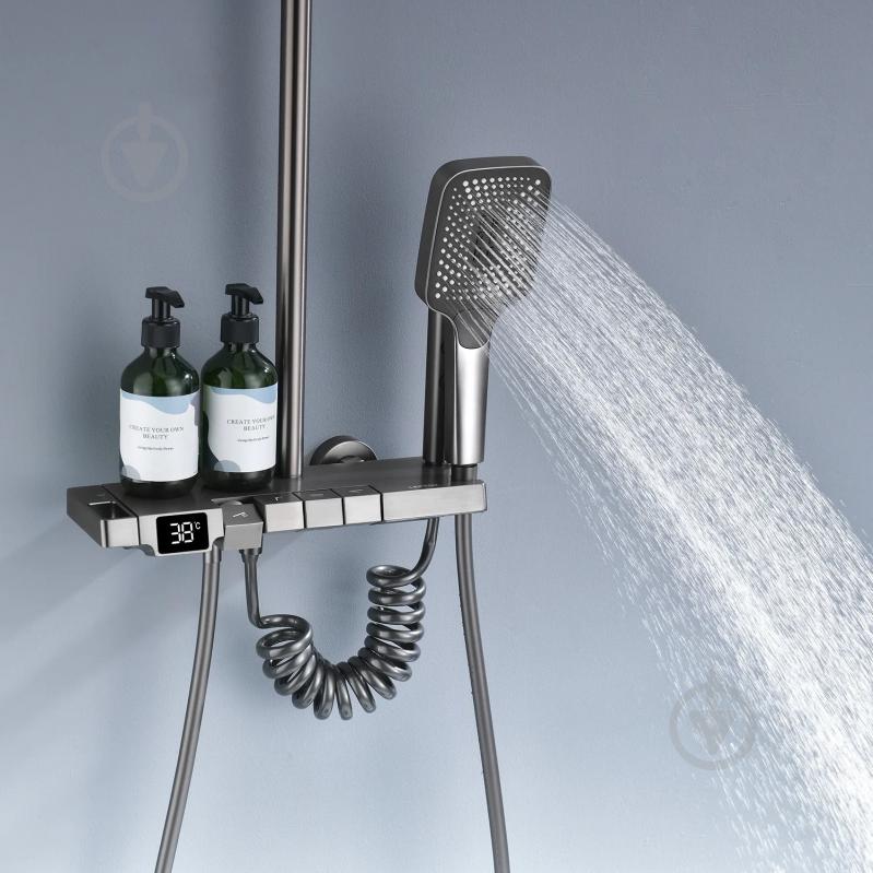 Душевая система Platinum 1634 c индикатором температуры - фото 2