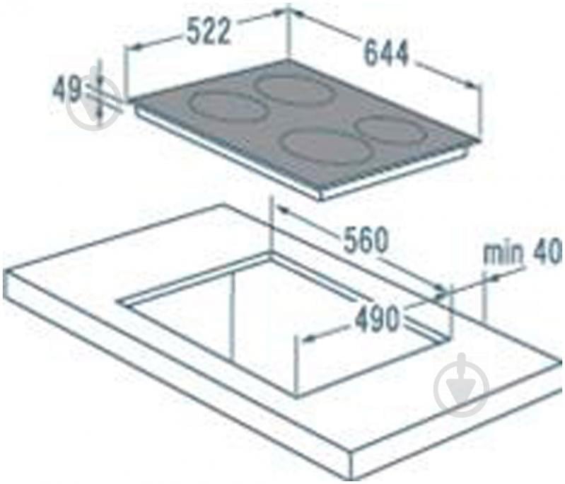 Варочная поверхность индукционная Gorenje GIT 67 B - фото 2