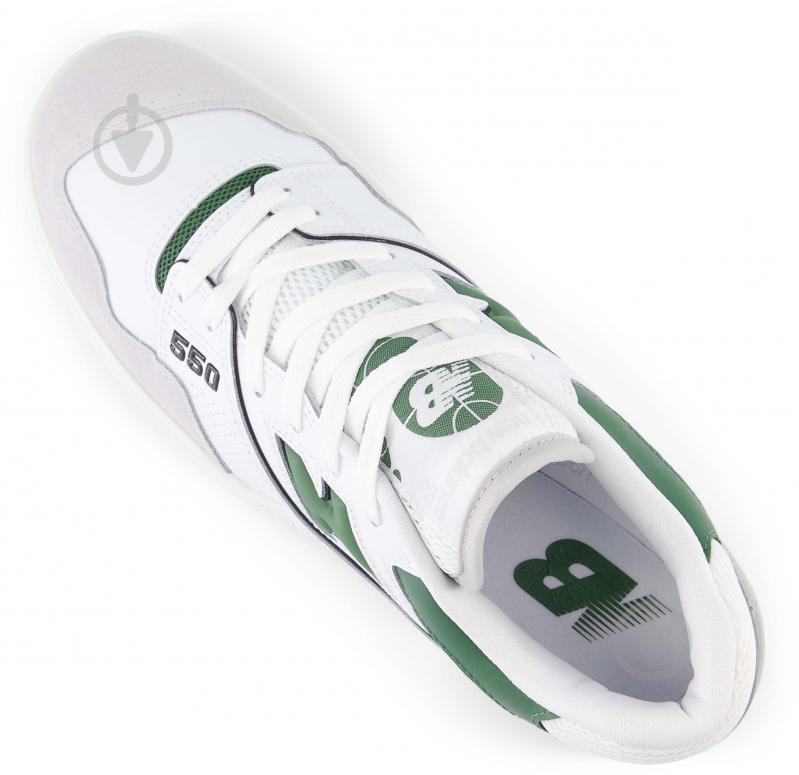 Кроссовки мужские демисезонные New Balance 550 BB550ESB р.43 белые - фото 9 Кроссовки мужские демисезонные New Balance 550 BB550ESB р.43 белые - фото 9