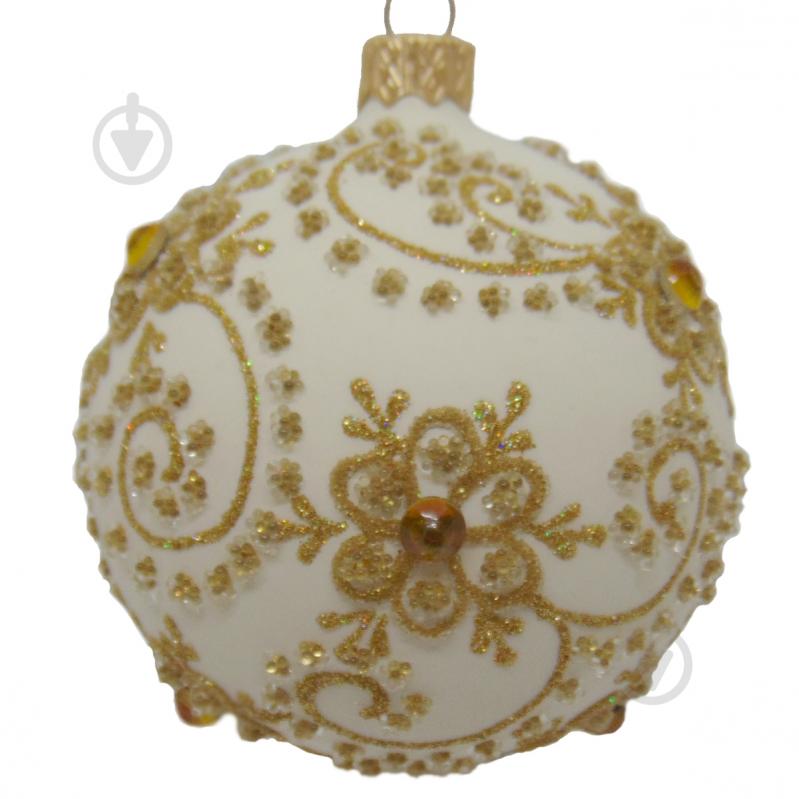 Куля новорічна d80 7178-2/362 - фото 1