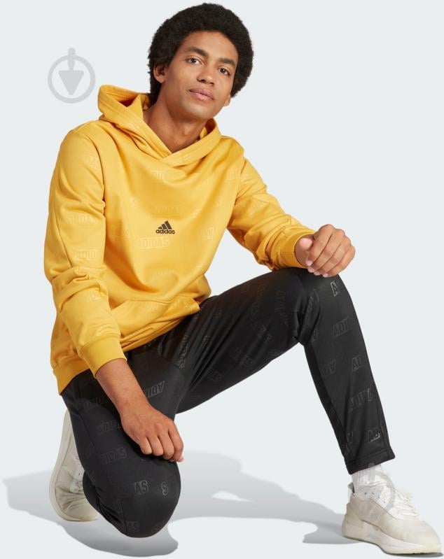 Джемпер Adidas Embossed Polar Fleece IJ6429 р.2XL жовтий - фото 4 Джемпер Adidas Embossed Polar Fleece IJ6429 р.2XL жовтий - фото 4