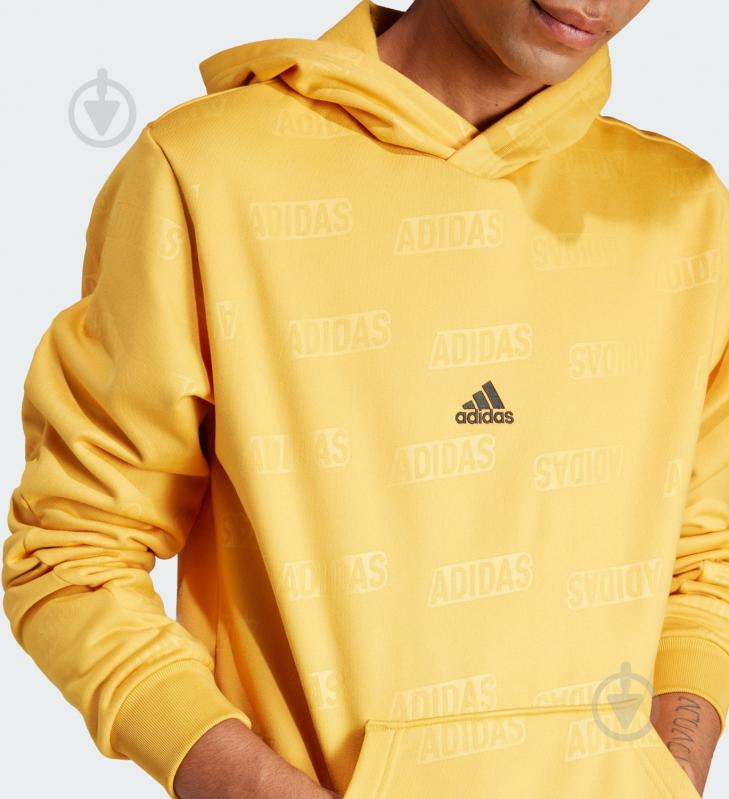 Джемпер Adidas Embossed Polar Fleece IJ6429 р.2XL жовтий - фото 5 Джемпер Adidas Embossed Polar Fleece IJ6429 р.2XL жовтий - фото 5