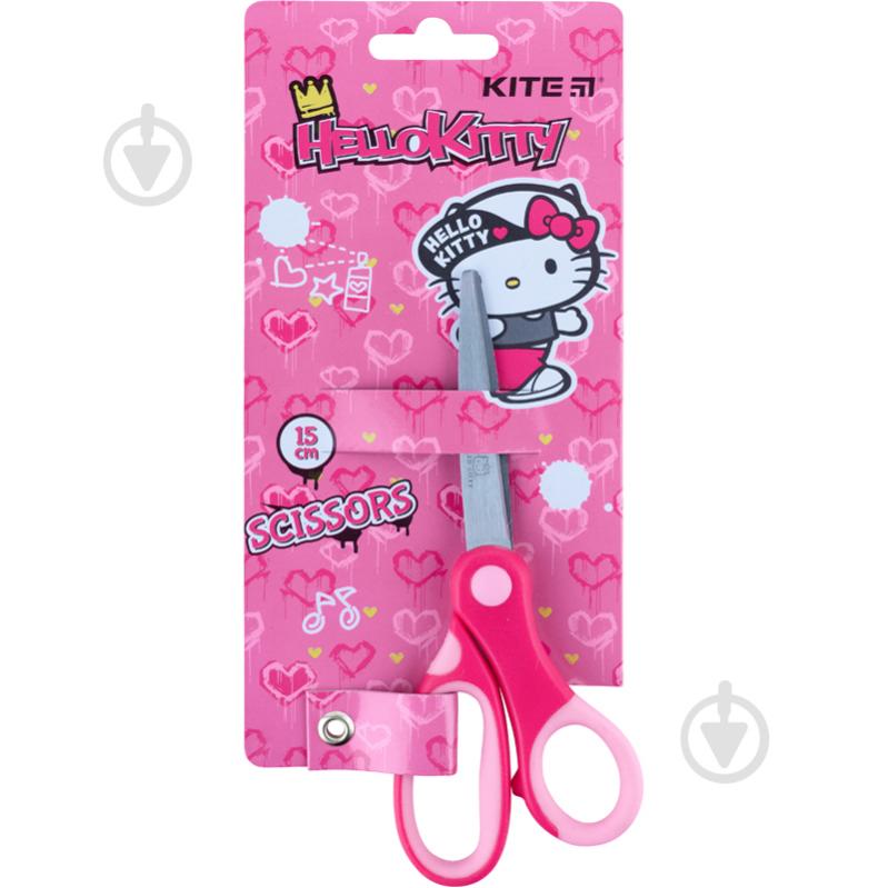 Ножиці дитячі Hello Kitty 15 см KITE HK22-126 - фото 1