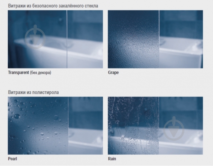 Стенка душевая Ravak ASRV3- 90 GRAPE - фото 3 Стенка душевая Ravak ASRV3- 90 GRAPE - фото 3