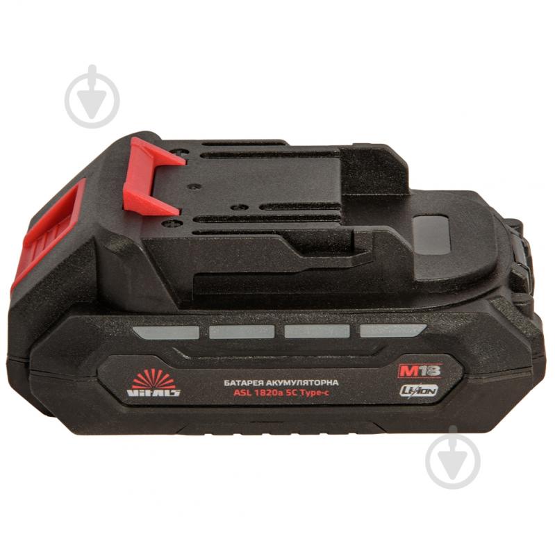 Аккумулятор Vitals ASL 1820a 5С Type-c - фото 3 Аккумулятор Vitals ASL 1820a 5С Type-c - фото 3