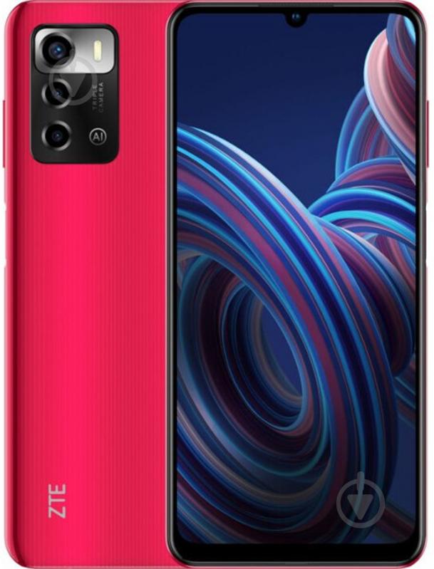 Смартфон ZTE Blade A72 3/64GB red (951875) - фото 1