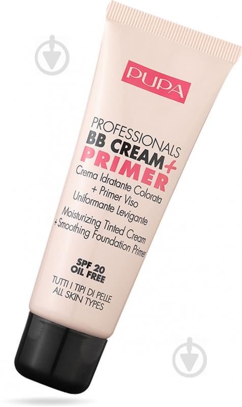 ВВ-крем Pupa Professional + Primer SPF 20 для всех типов кожи 01 50 мл - фото 1