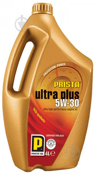 Моторне мастило Prista Oil PRIS ULTRA V 5W-30 4 л (PRIS ULTRA V 5W30 4L) - фото 1