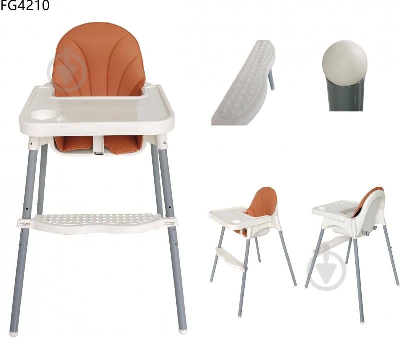 Стульчик для кормления Bambinelli Lykke 54х64х88 см FG4210 - фото 4
