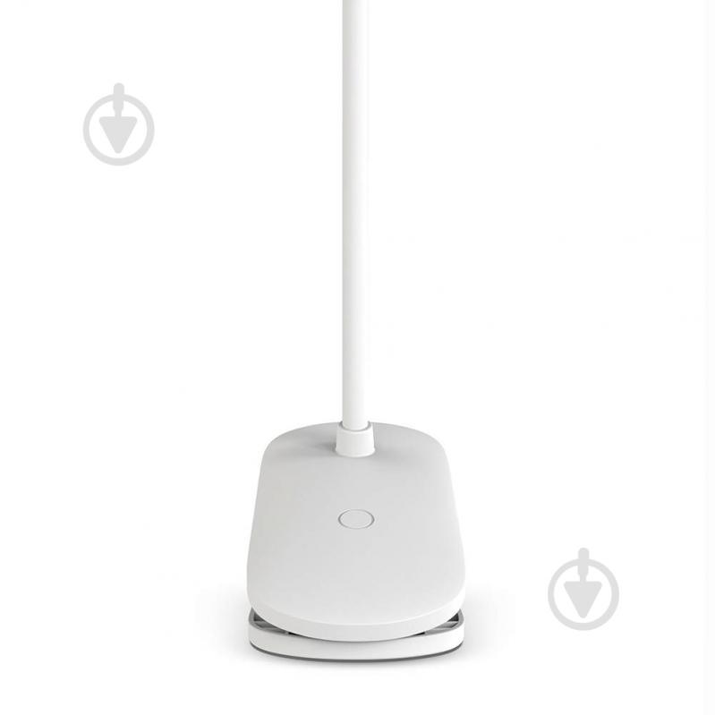 Настільна лампа ColorWay Flexible & Clip 2 із вбудованим акумулятором 24x3,5 Вт білий CW-DL10FCB-W - фото 3