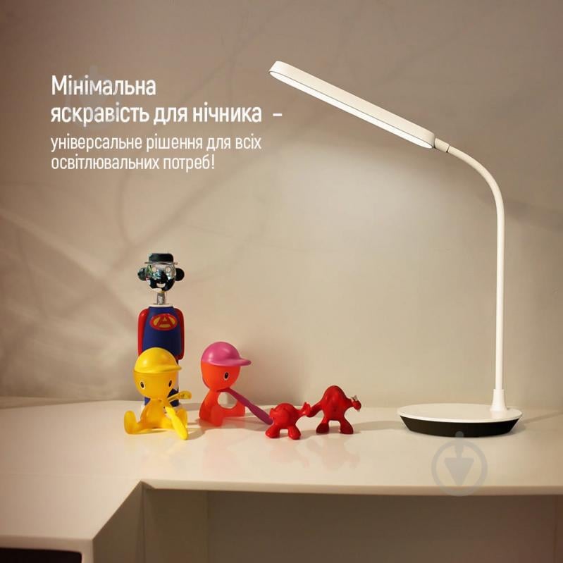 Настільна лампа ColorWay Portable & Flexible 360 із вбудованим акумулятором 36x4 Вт білий CW-DL12FB-W - фото 12