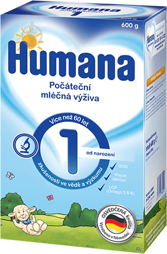 Сухая молочная смесь Humana 1 с пребиотиками 600 г 4031244782502 - фото 1