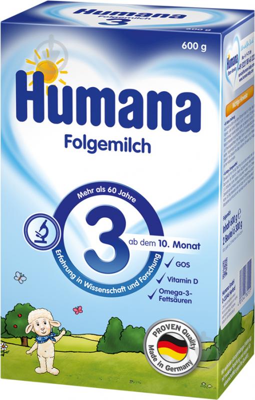 Сухая молочная смесь Humana 3 Folgemilch - фото 1