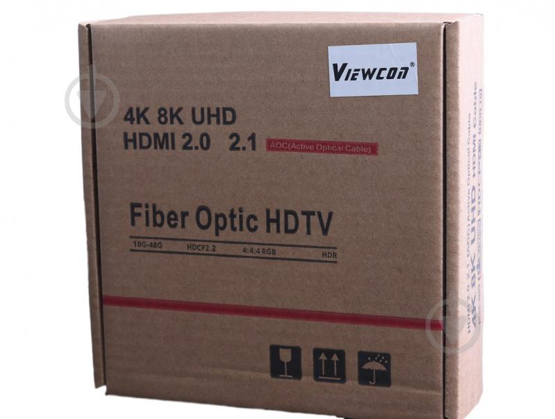 Кабель Viewcon AOC HDMI V.2.1 8К 120Гц 30 м (MYOF12-30M) - фото 5