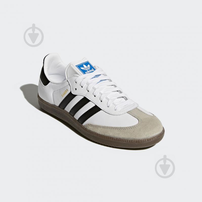 Кросівки чоловічі зимові Adidas SAMBA OG BZ0057 р.42 2/3 білі - фото 4