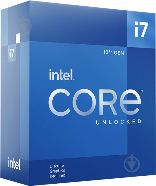 Процессор Intel Core i7 12700KF 3,6 GHz Socket 1700 Box (BX8071512700KF) - фото 1