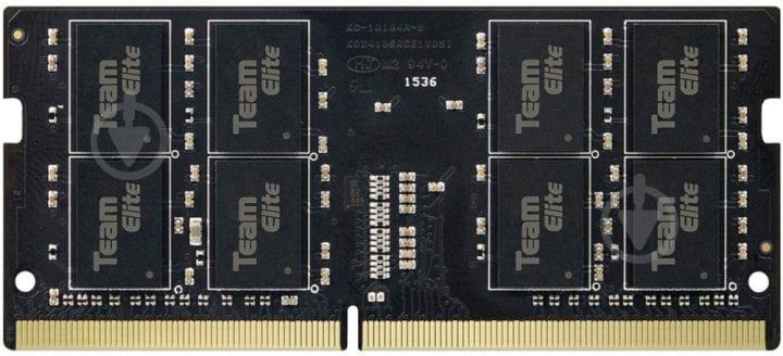 Оперативная память Team SODIMM DDR4 16 GB (1x16GB) 3200 MHz (TED416G3200C22-S01) ELITE - фото 1