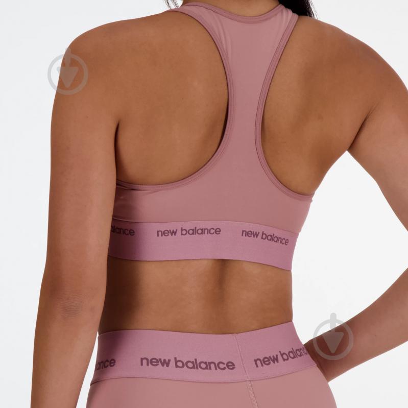 Бра New Balance NB PACE BRA - MEDIUM IMPACT WB41048RSE р.M рожевий - фото 6