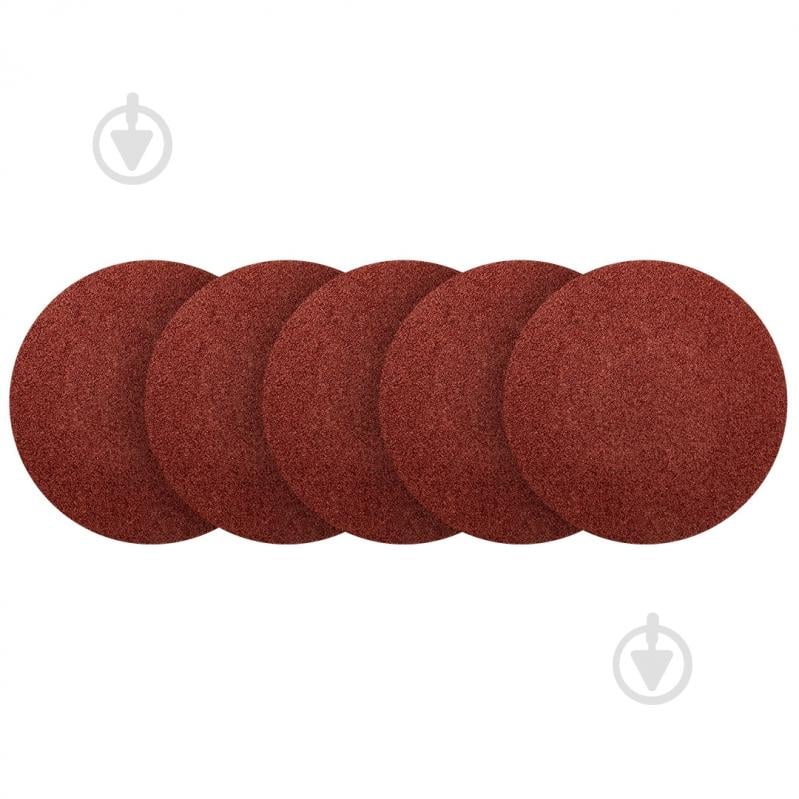 Шлифовальный диск GRAPHITE на липучке P40 150 мм 5 шт. 58T171 - фото 1 Шлифовальный диск GRAPHITE на липучке P40 150 мм 5 шт. 58T171 - фото 1