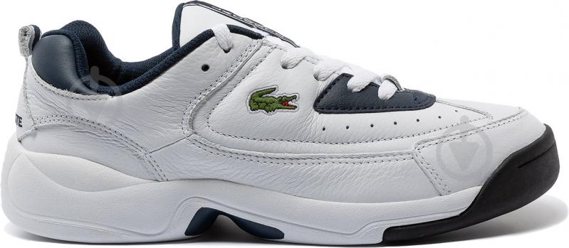 Кроссовки мужские демисезонные Lacoste V-ULTRA OG 120 1 SMA 739SMA0086092 р.42,5 белые с синим - фото 5