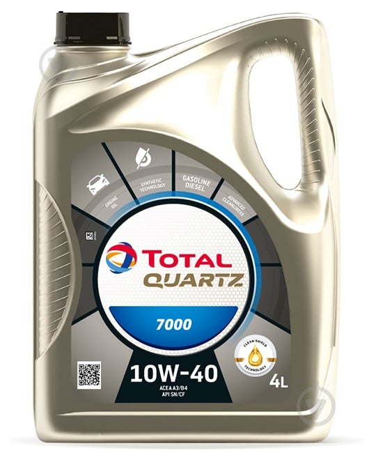 Моторне мастило Total Quartz 7000 10W-40 4 л - фото 1