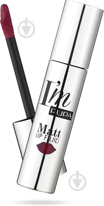 Помада губная Pupa I'm Matt Lip Fluid №53 Dark Red 4 мл - фото 1