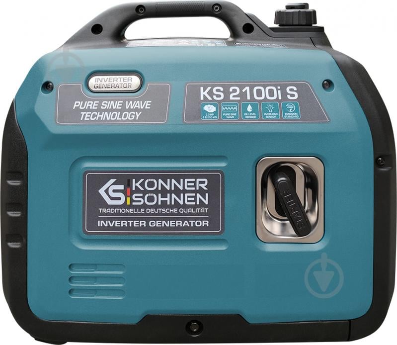 Генератор бензиновый Konner&Sohnen 1,8 кВт / 2 кВт 230 В KS 2100i S - фото 4 Генератор бензиновый Konner&Sohnen 1,8 кВт / 2 кВт 230 В KS 2100i S - фото 4