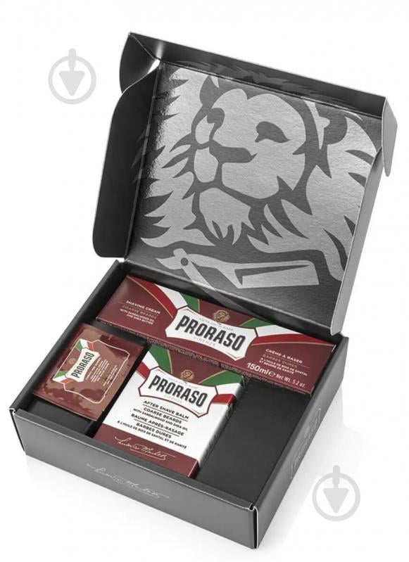 Набір подарунковий для чоловіків Proraso Duo Pack Tube + Balm Coarse Beard - фото 1